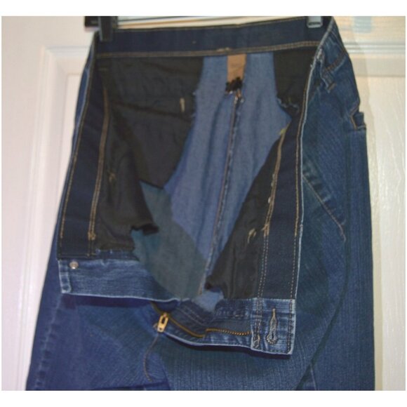 Hannah Women's Denim Blue Jeans Pants Size 16 Capri Length - Picture 6 of 6